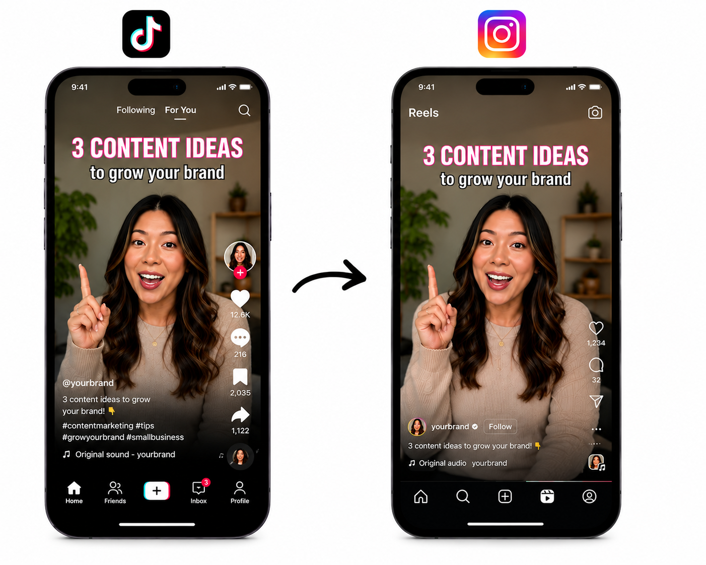 TikTok to Instagram auto-posting