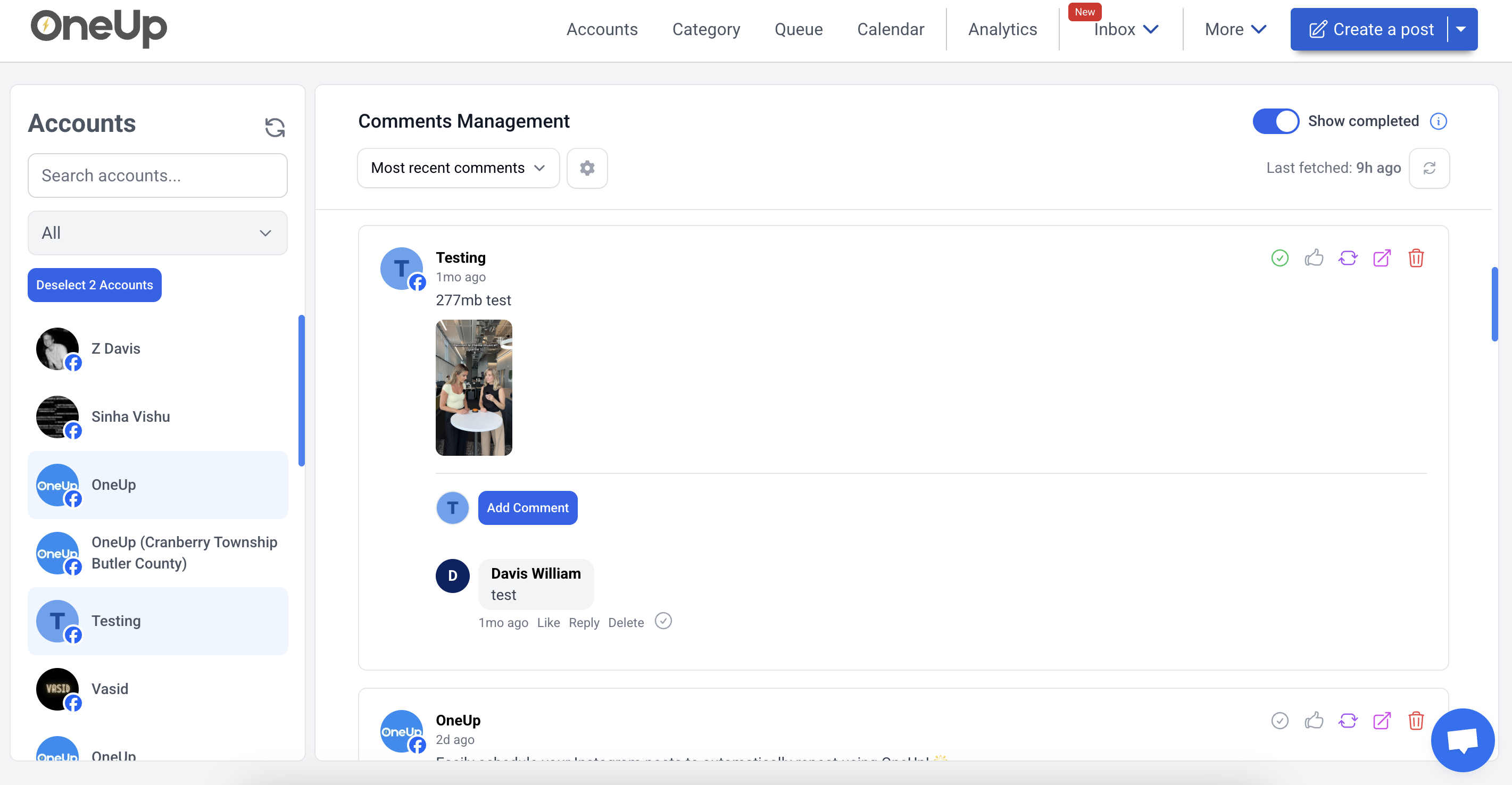Facebook Social Inbox